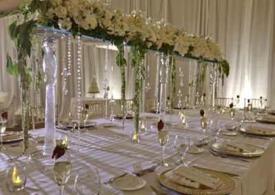 Wedding table placement